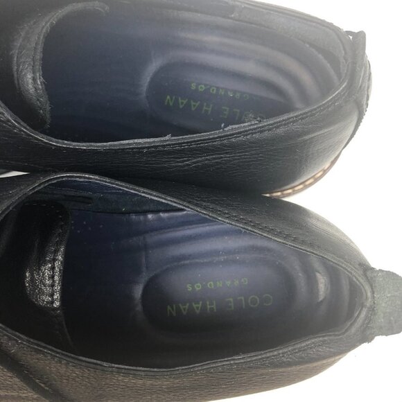 COLE HAAN Men's Oxford Black Shoes US 10-1/2 M C26150 Grand OS Leather Cap Toe - Picture 12 of 13